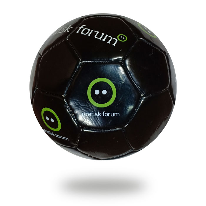 Grafisk Forum | Black promotional football made for kids